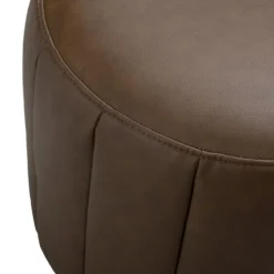 Pouf rond - brun