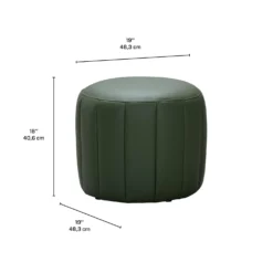 Pouf rond - vert