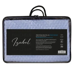 Protège-matelas imperméable et frais à têtes séparées - queen