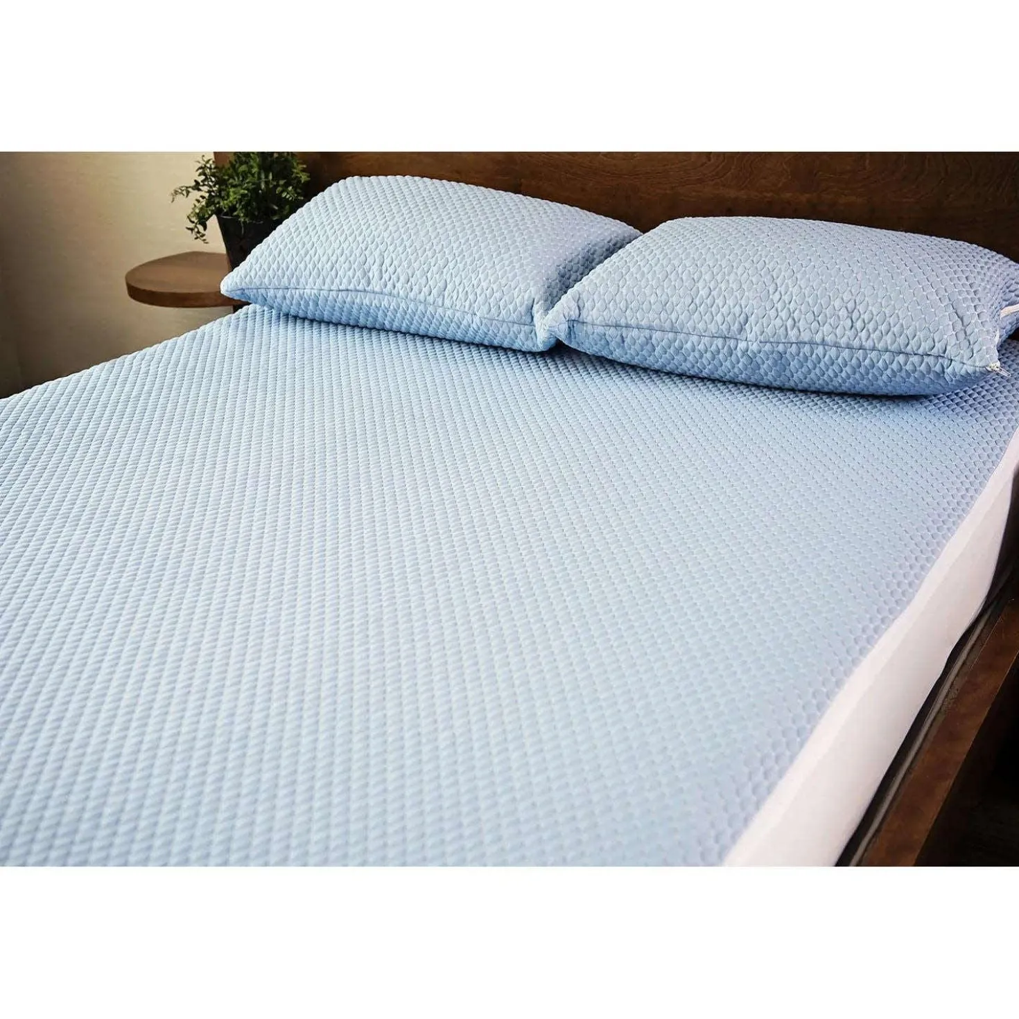 Protège-matelas imperméable et frais double