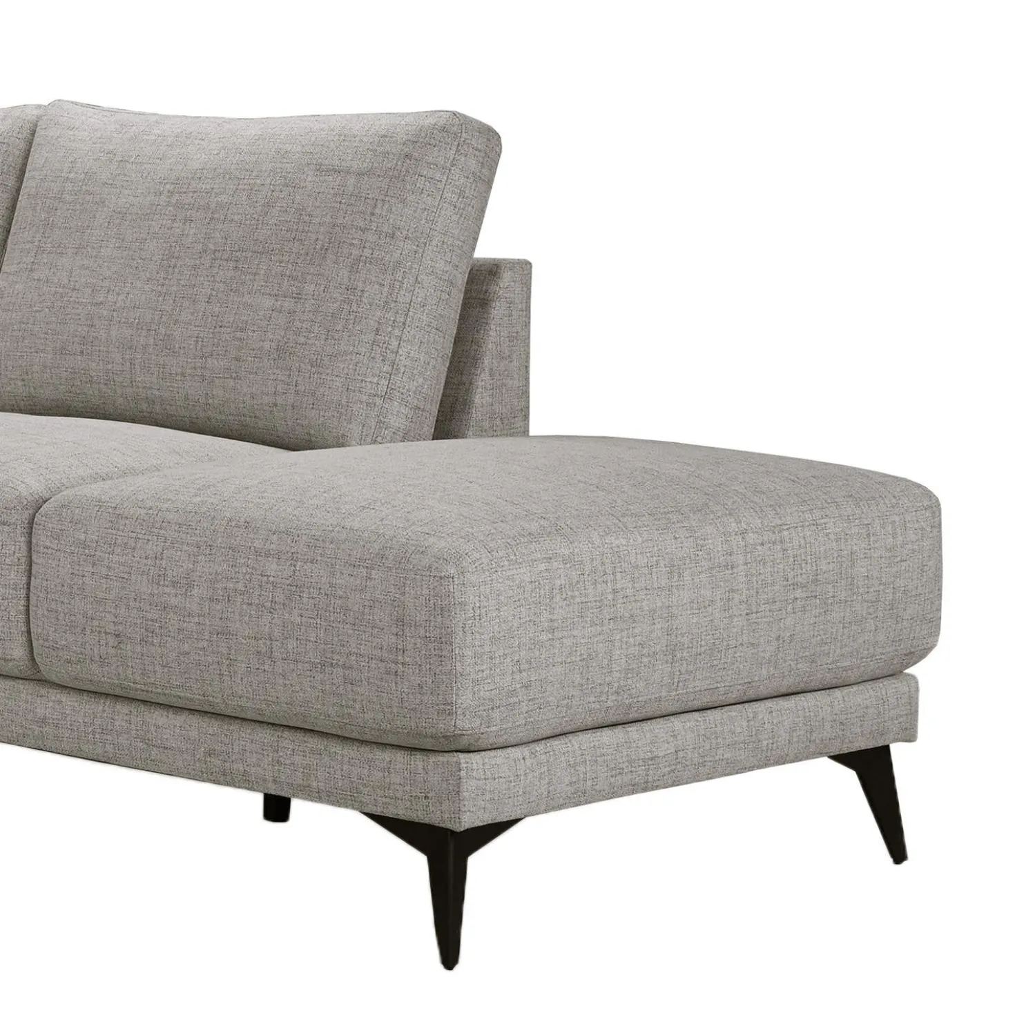 Sectionnel avec chaise longue à droite
