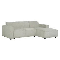 Sectionnel avec chaise longue à droite