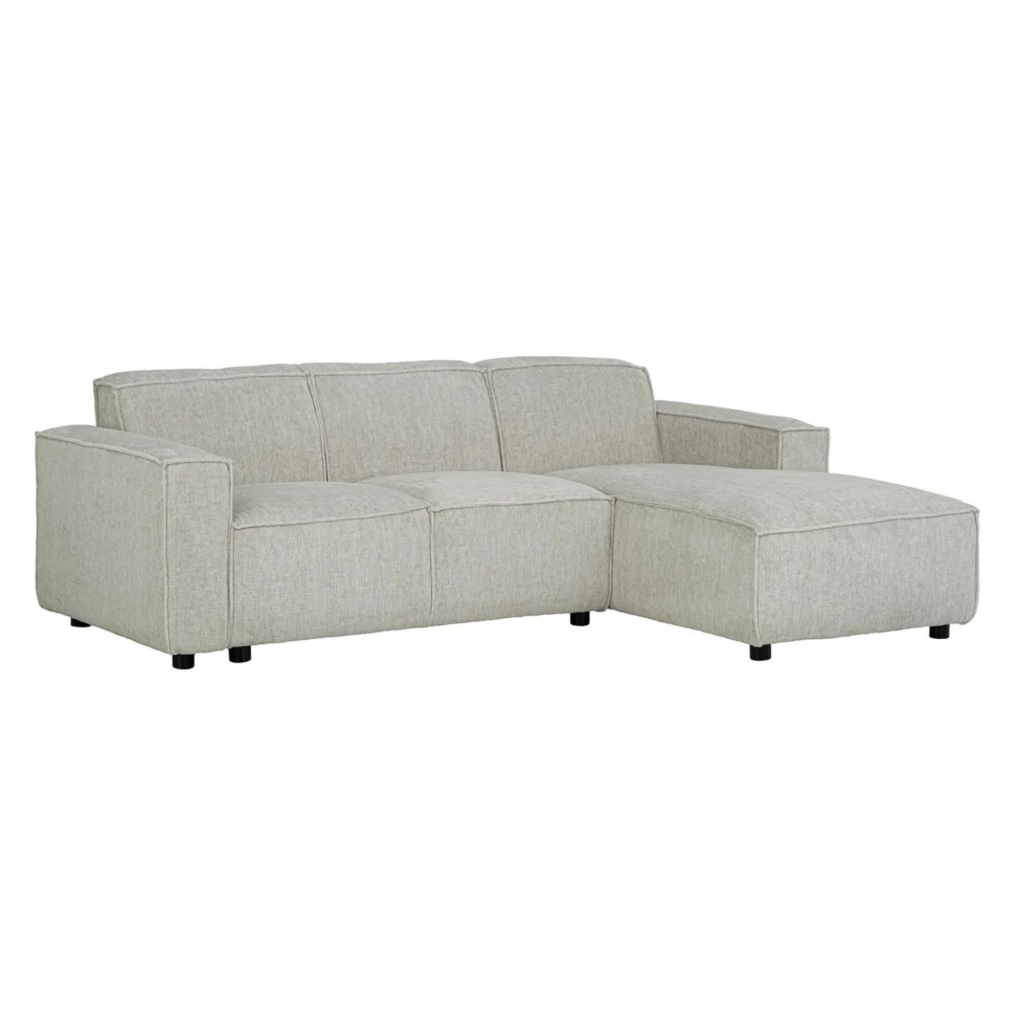 Sectionnel avec chaise longue à droite