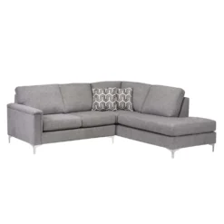 Sectionnel avec chaise longue à droite