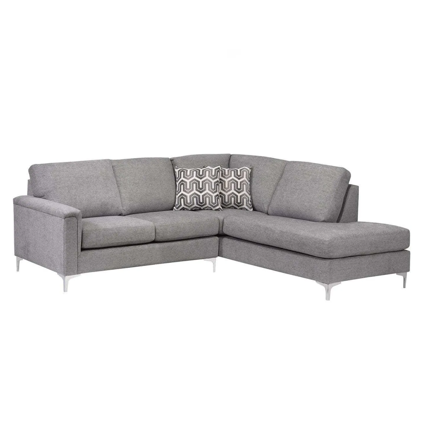 Sectionnel avec chaise longue à droite