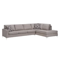 Sectionnel avec chaise longue à droite