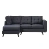 Sectionnel avec chaise longue à gauche