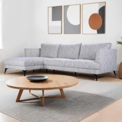 Sectionnel avec chaise longue à gauche
