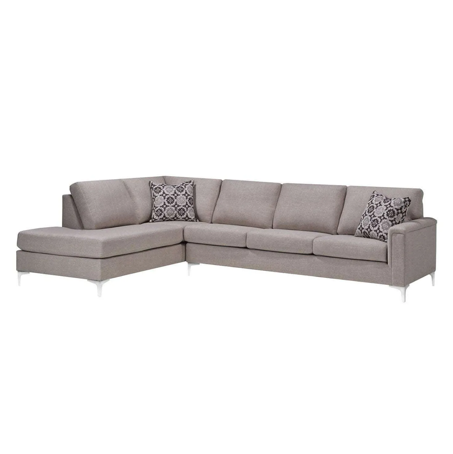 Sectionnel avec chaise longue à gauche