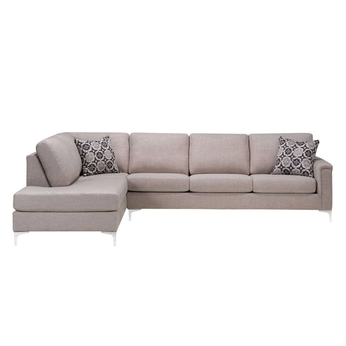 Sectionnel avec chaise longue à gauche