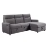 Sectionnel convertible réversible avec prises USB