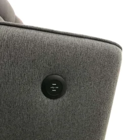 Sectionnel convertible réversible avec prises USB