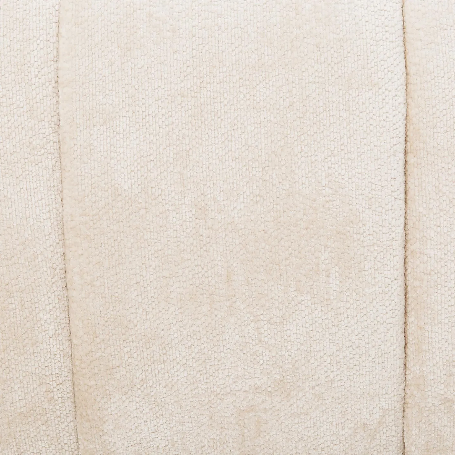 Sectionnel de style guimauve avec chaise longue à droite - crème