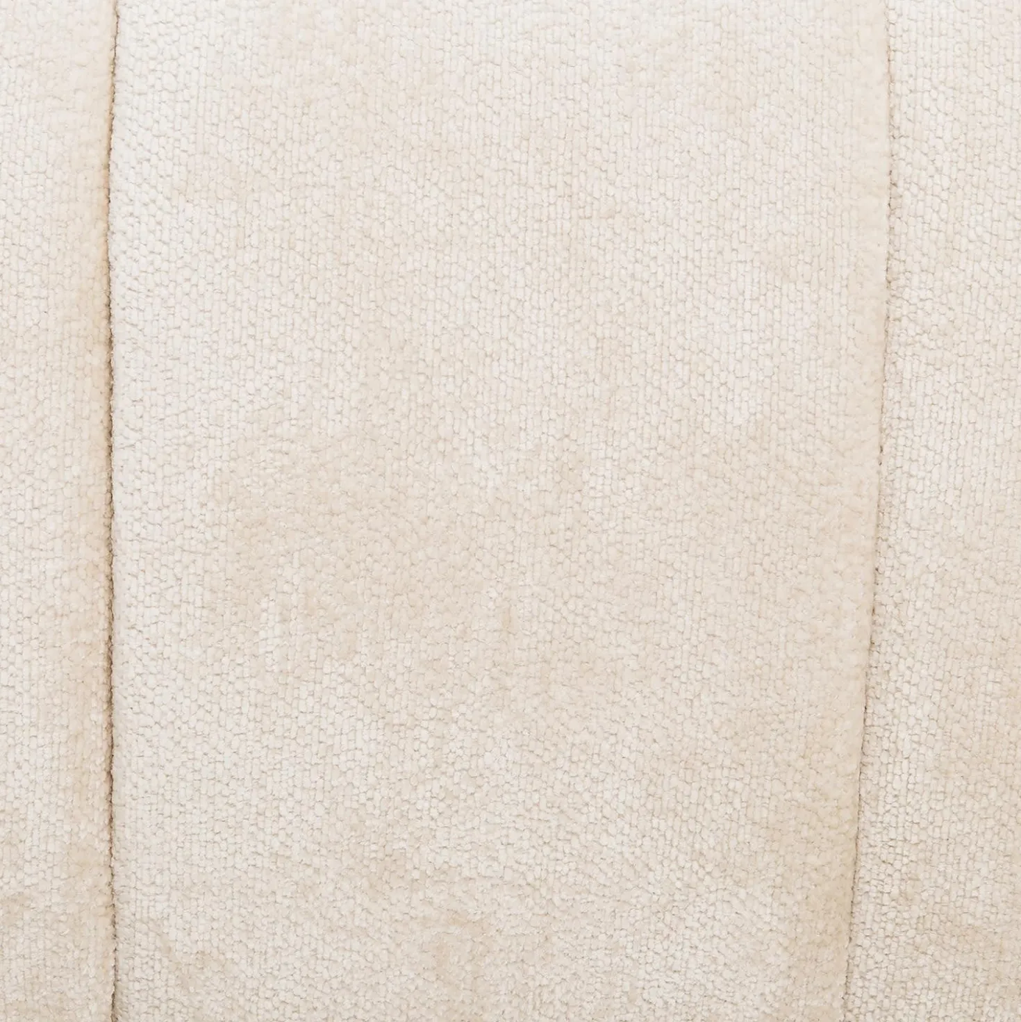Sectionnel de style guimauve avec chaise longue à gauche - crème