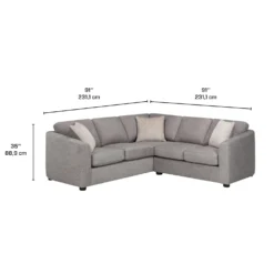 Sectionnel en tissu