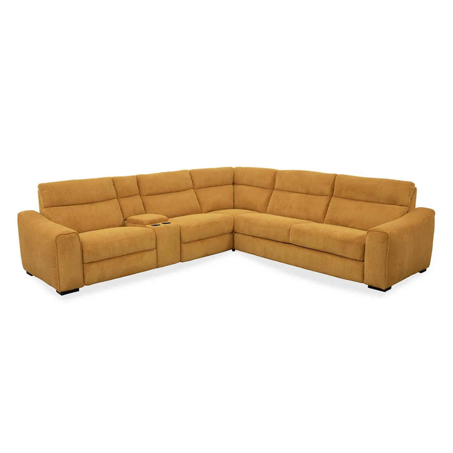 Sectionnel-lit inclinable électrique topaz avec console - 6 mcx