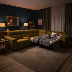Sectionnel-lit inclinable électrique topaz avec console - 6 mcx