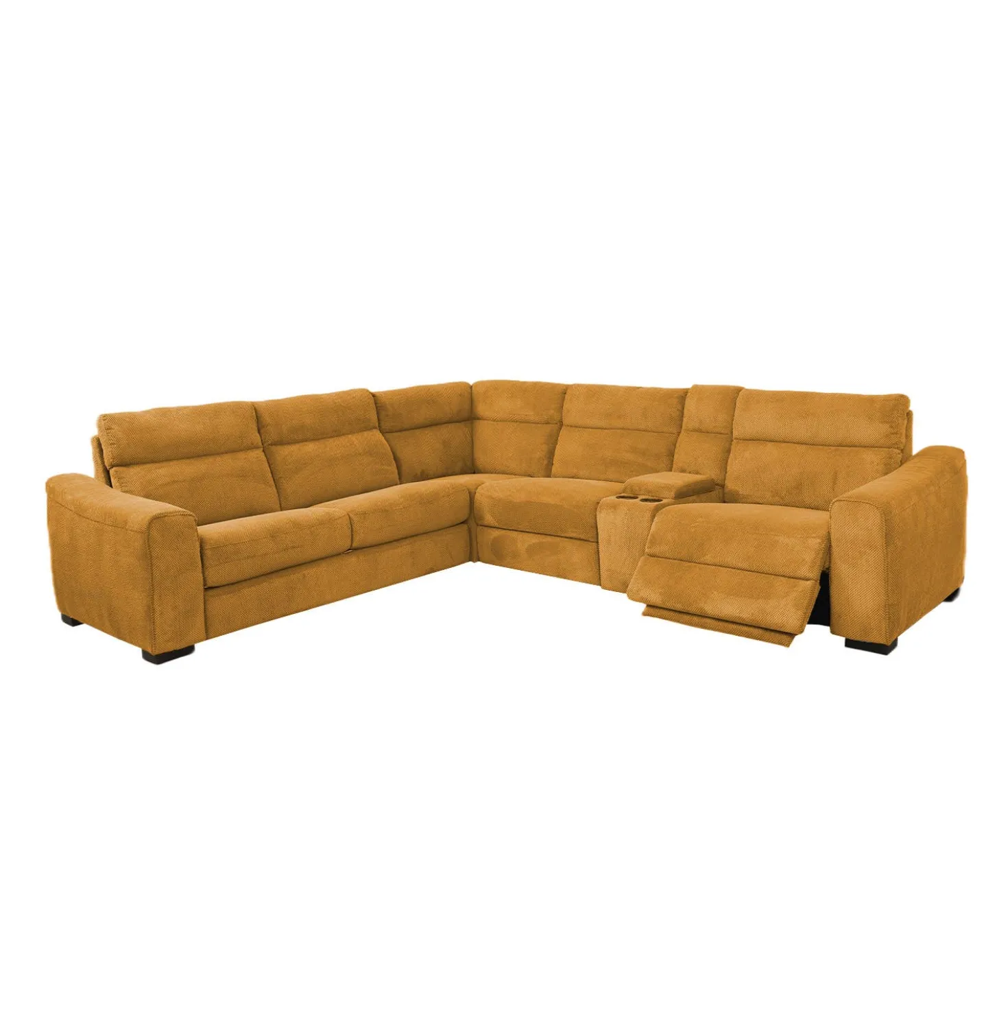 Sectionnel-lit inclinable électrique topaz avec console - 6 mcx
