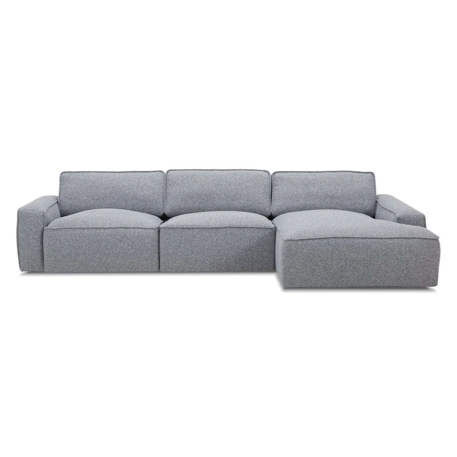 Sectionnel modulaire avec chaise longue à droite - 3 mcx