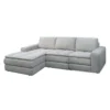 Sectionnel modulaire avec chaise longue à gauche - 3 mcx