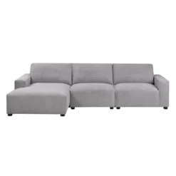 Sectionnel modulaire avec chaise longue à gauche - 3 mcx