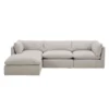 Sectionnel modulaire avec ottoman - 4 mcx