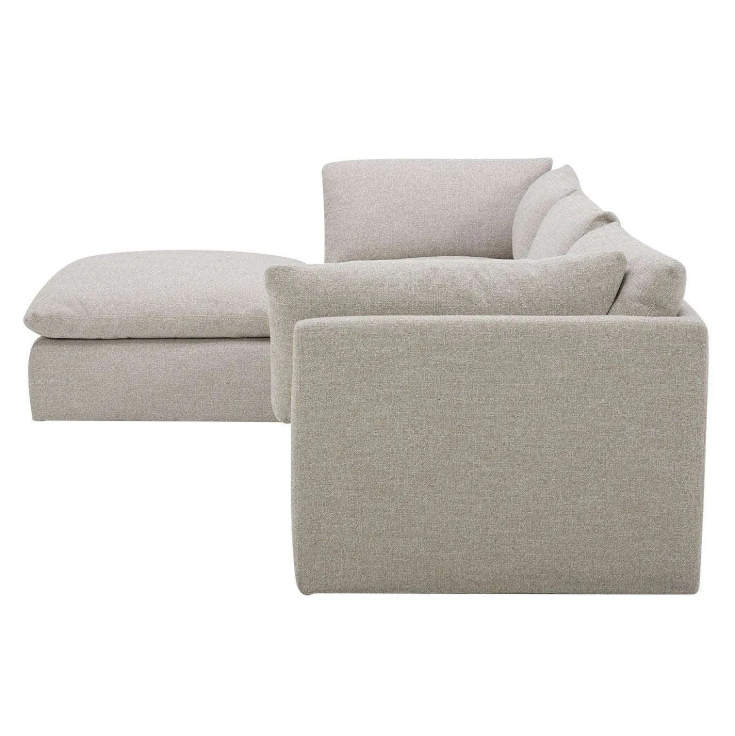 Sectionnel modulaire avec ottoman - 4 mcx