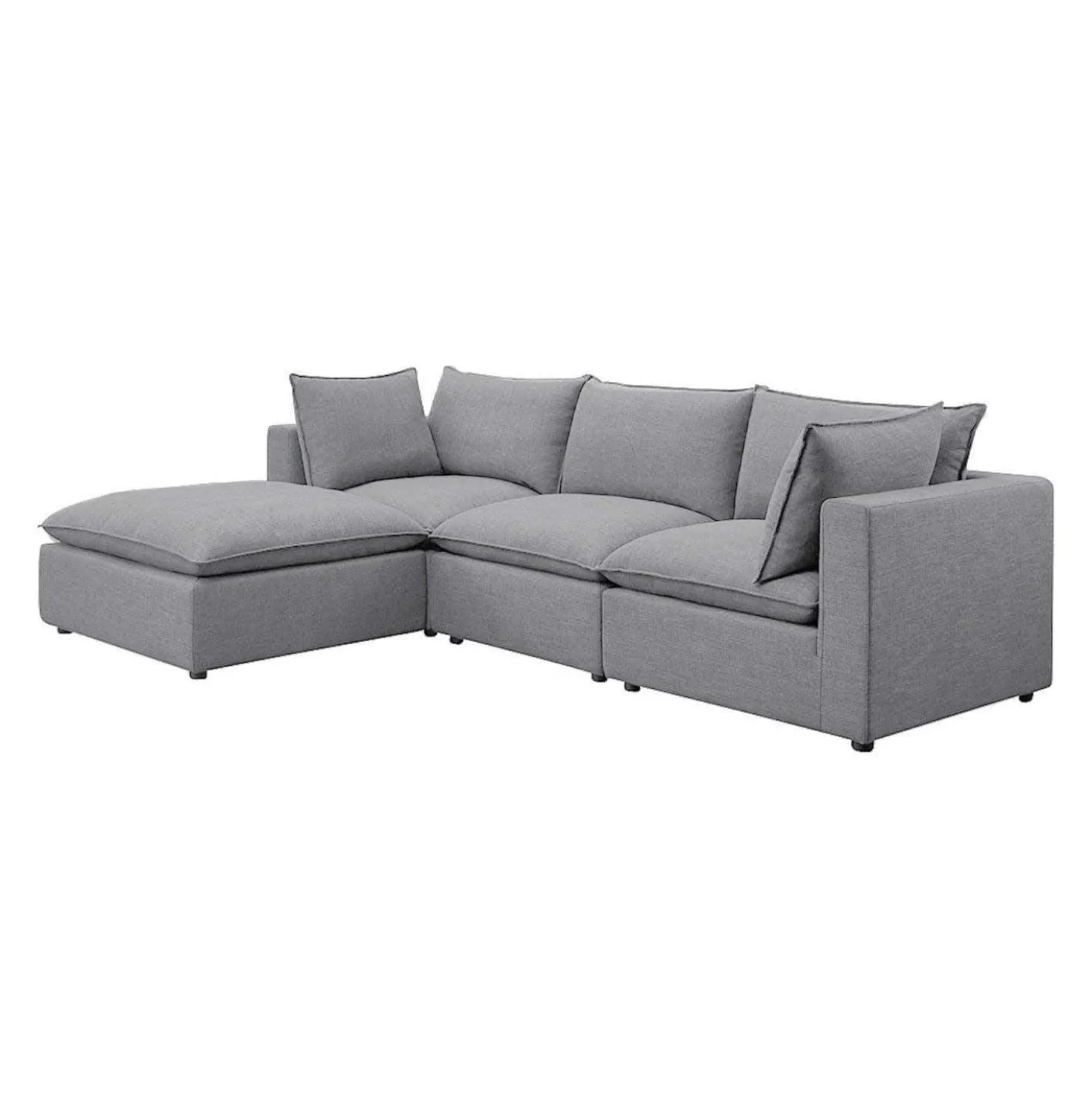 Sectionnel modulaire avec ottoman - 4 mcx