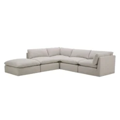Sectionnel modulaire avec ottoman - 5 mcx