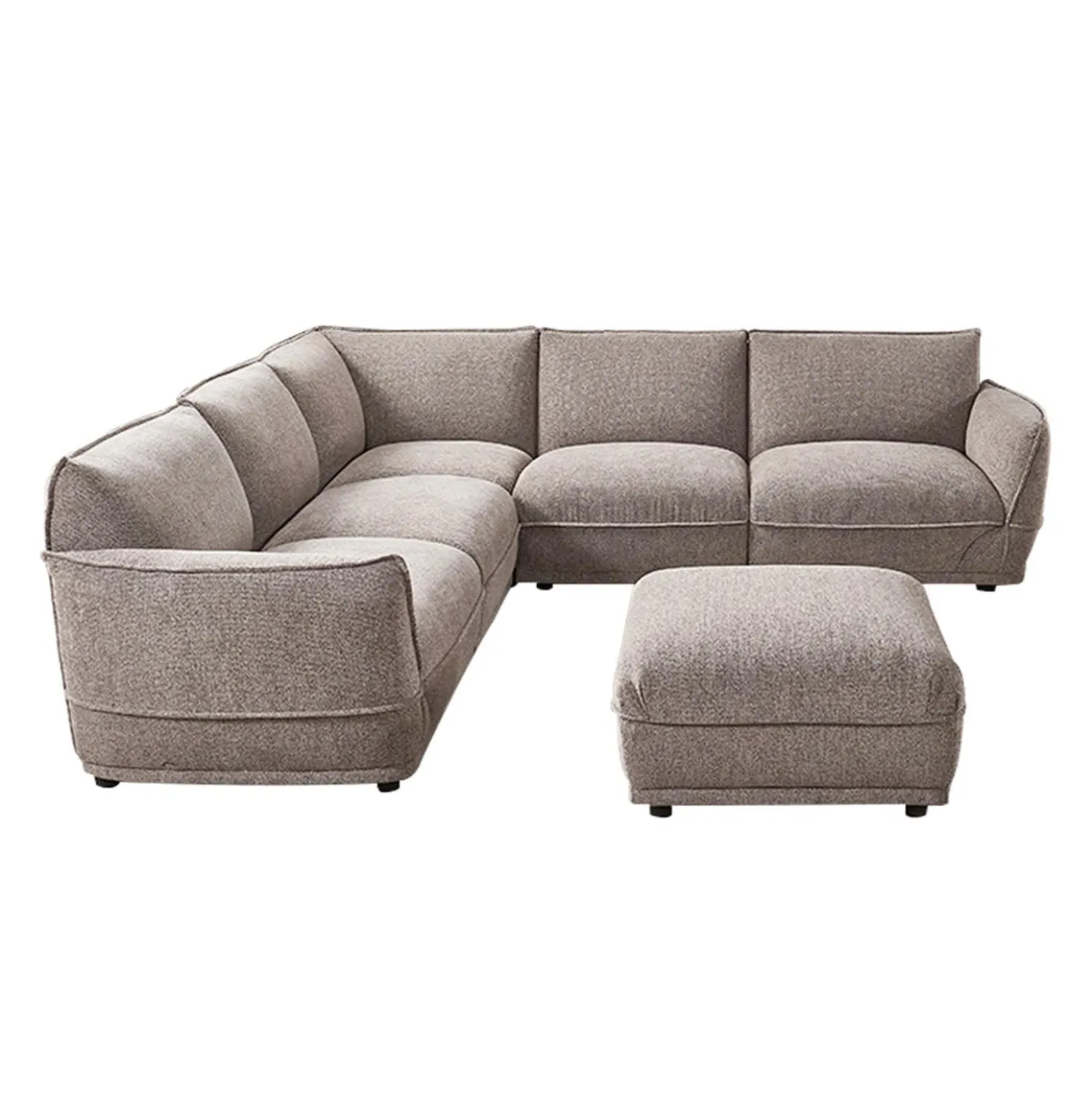 Sectionnel modulaire avec ottoman - 6 mcx