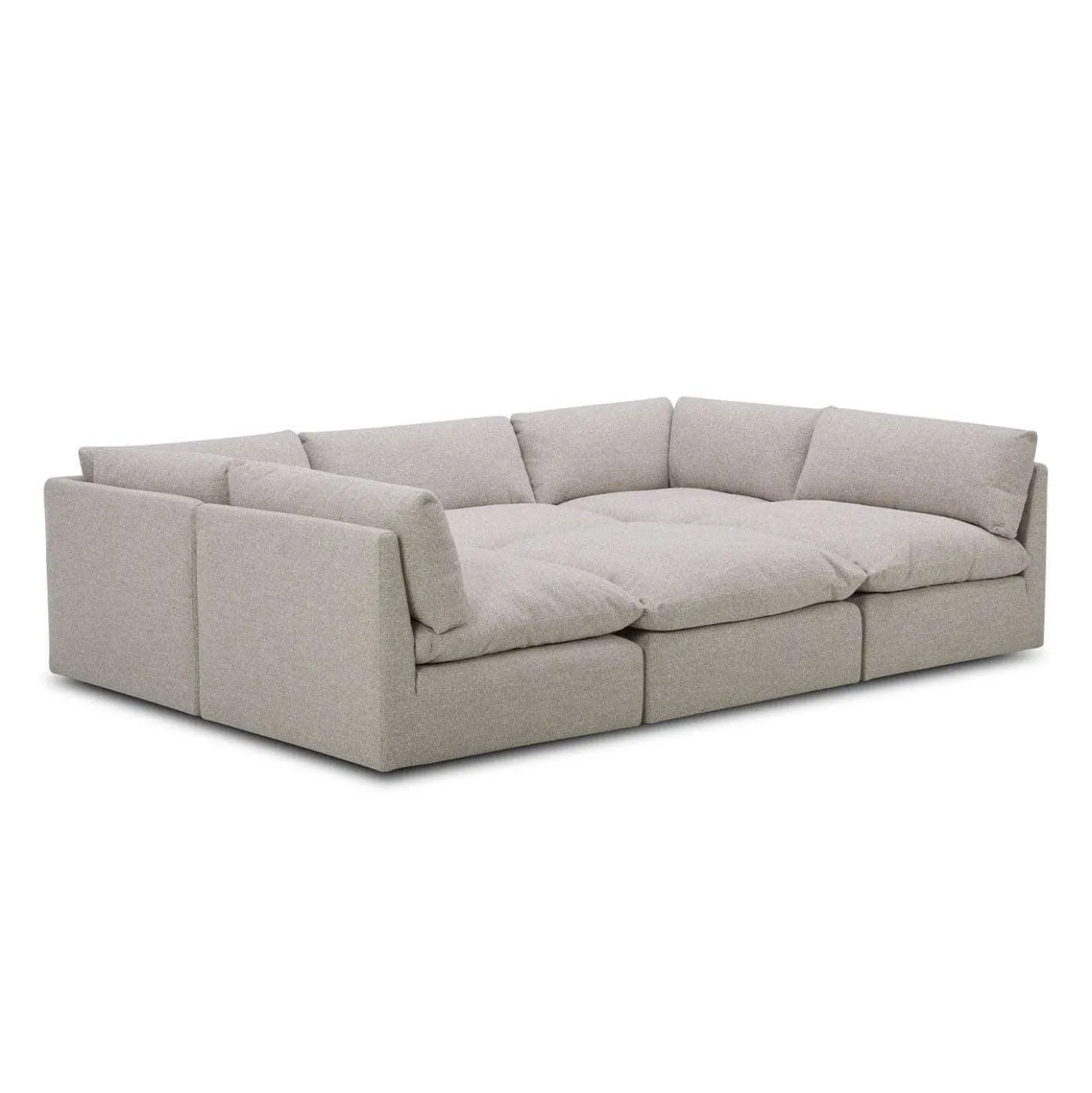 Sectionnel modulaire convertible - 6 mcx