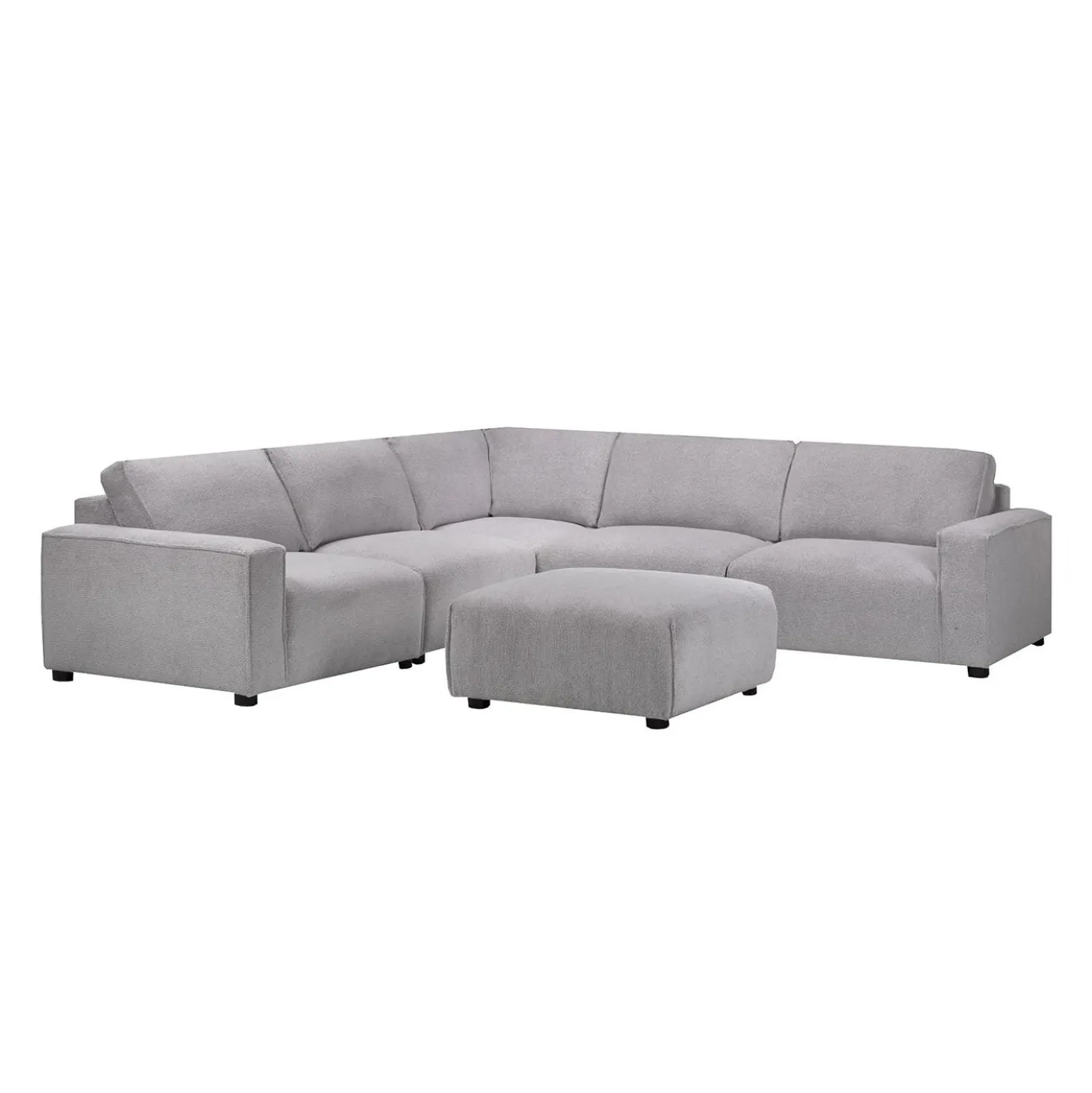 Sectionnel modulaire et ottoman - 6 mcx