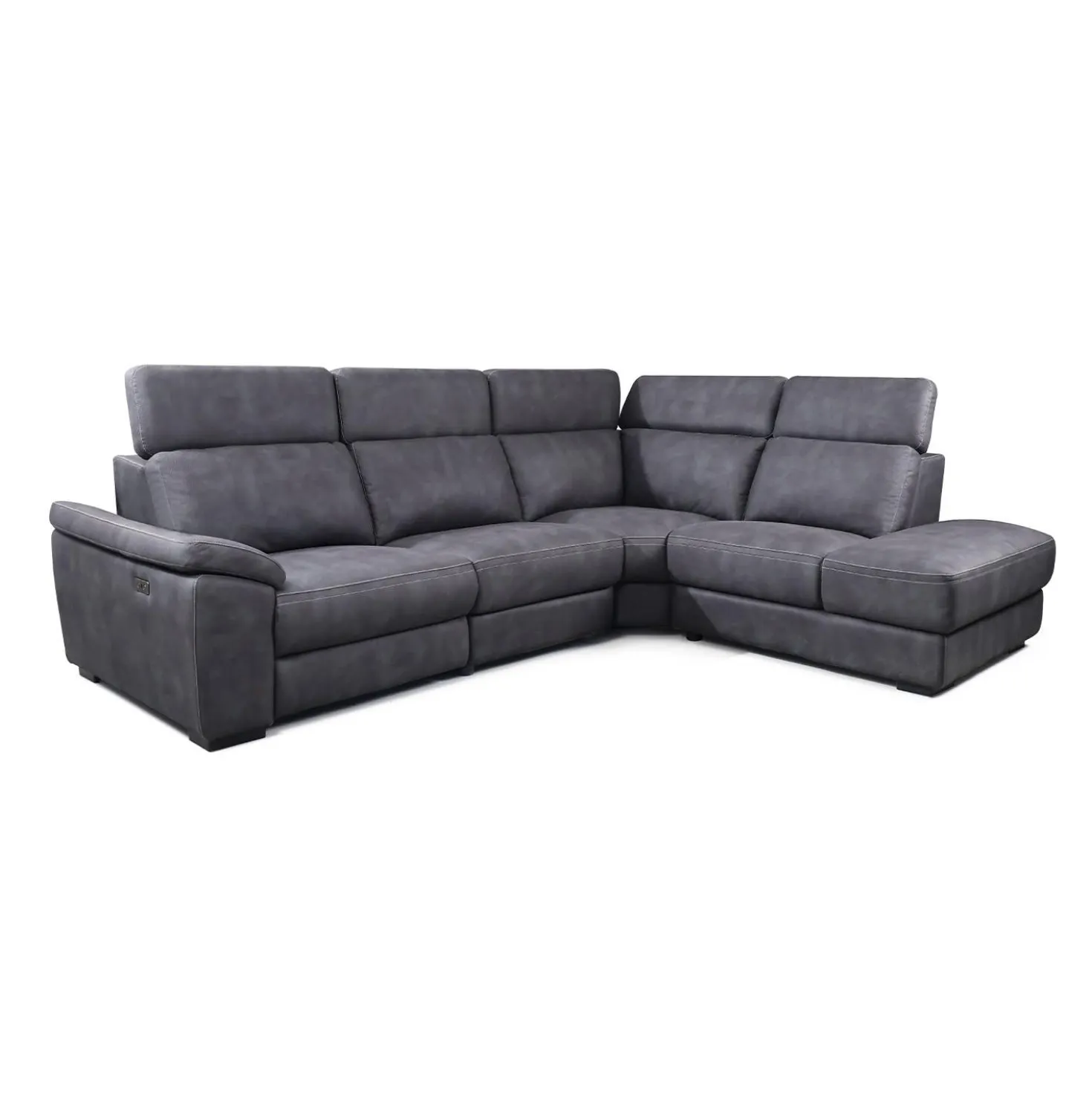 Sectionnel modulaire inclinable électrique avec appuis-tête ajustables - 4 mcx