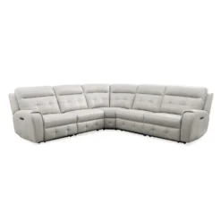 Sectionnel modulaire électrique inclinable avec dossier rabattable - 5 mcx