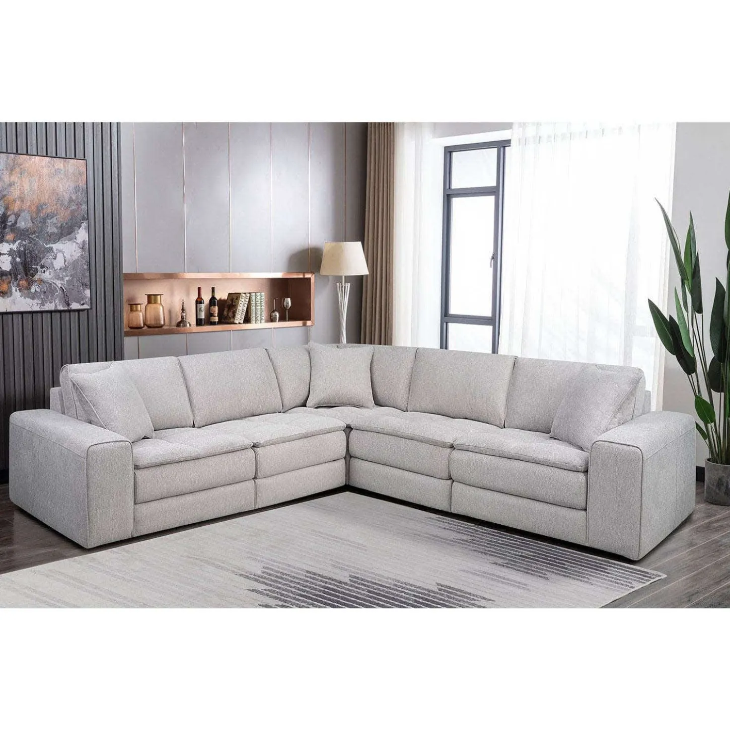 Sectionnel modulaire - 5 mcx