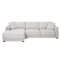 Sectionnel moelleux avec chaise longue à gauche