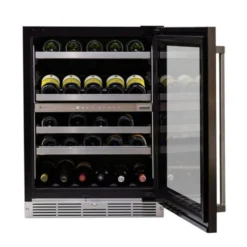 SILHOUETTE Cellier à vin encastré 24″ Inox 24" - SPRWC052D3SS