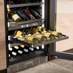 SILHOUETTE Cellier à vin encastré 24″ Inox 24
