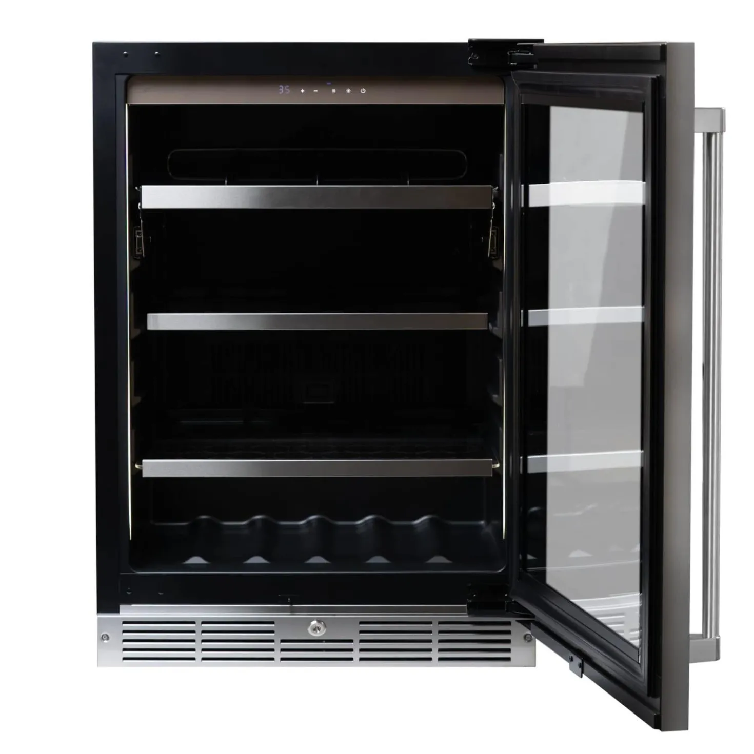 SILHOUETTE Centre de boissons encastré 24″ Inox 24" - SPRBC052D3SS