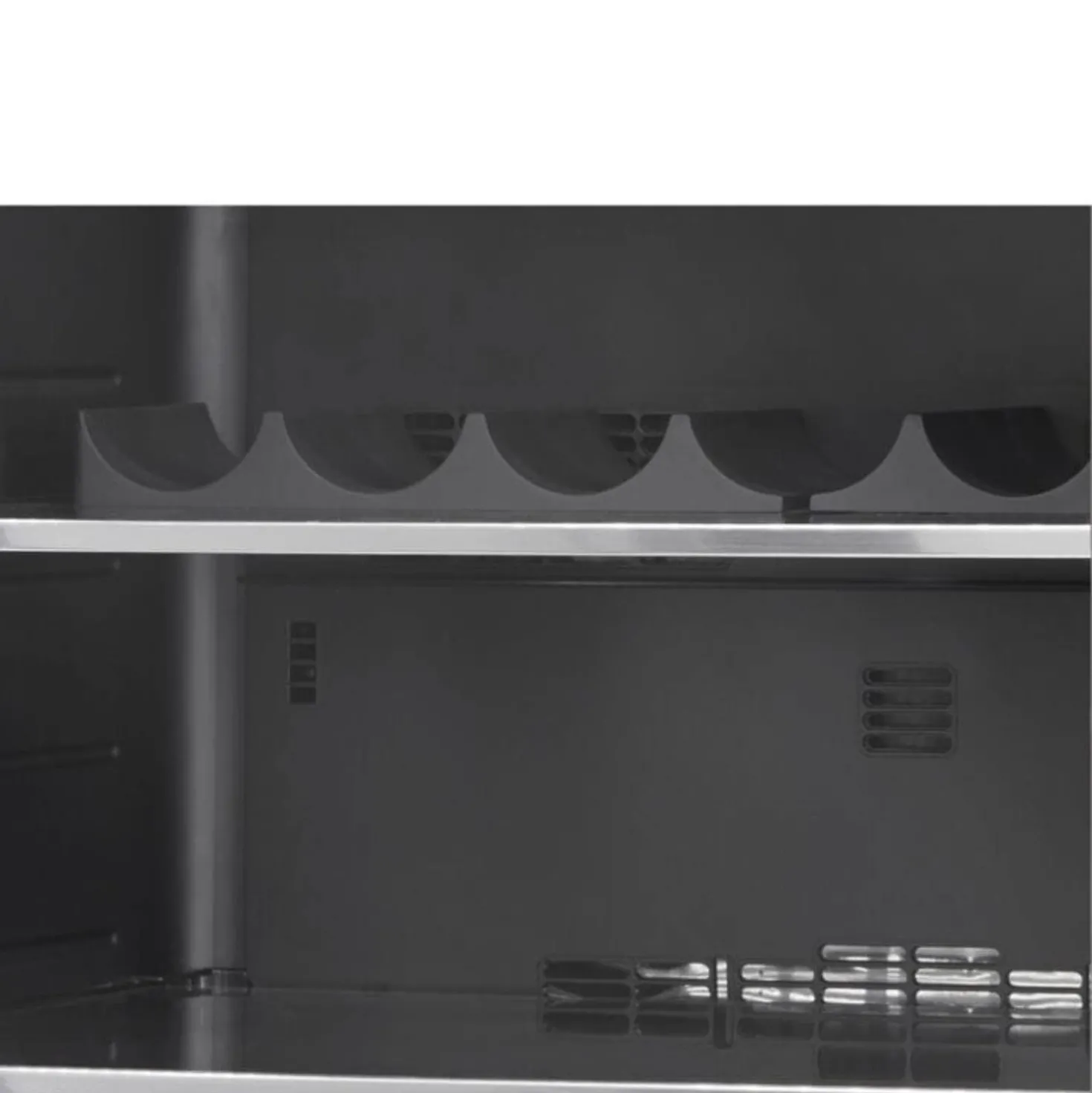 SILHOUETTE Centre de boissons encastré 24 po Noir 24" - SRVBC050R