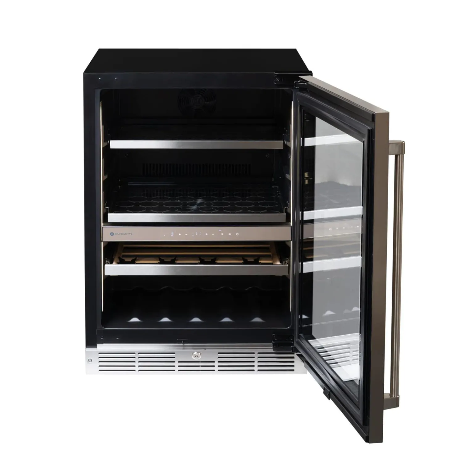 SILHOUETTE Centre à vin et boissons encastré 24″ Noir 24" - SPRWBC052D3S