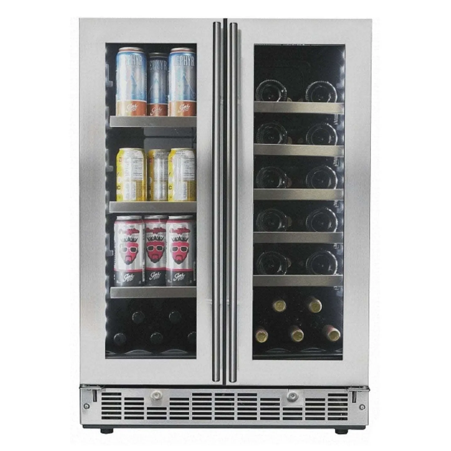 SILHOUETTE Refroidisseur à vin Inox 24" - SPRBC047D1SS