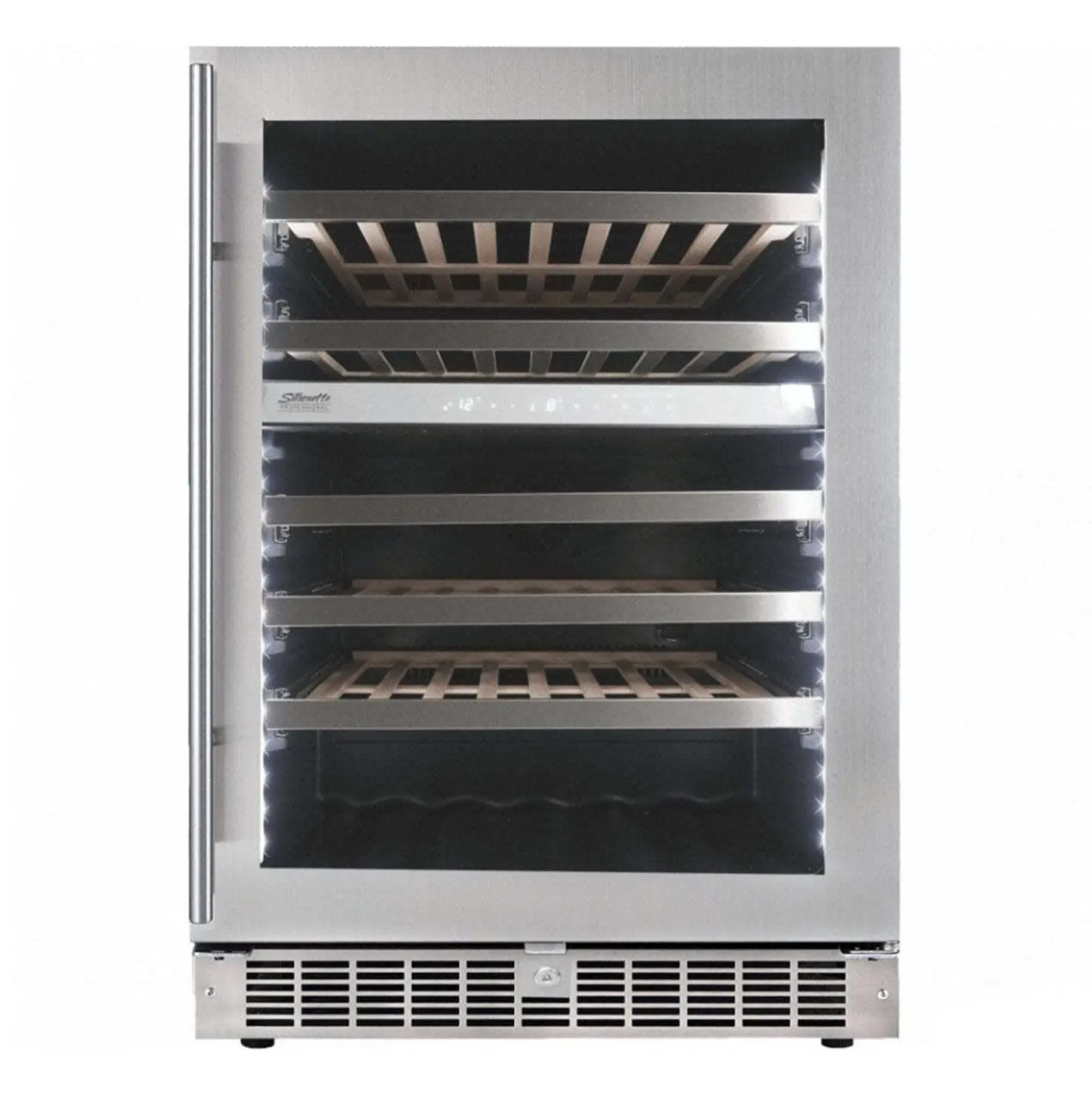 SILHOUETTE Refroidisseur à vin Inox 24" - SPRWC053D1SS