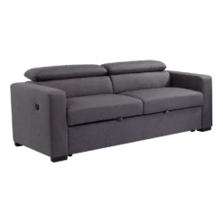 Sofa convertible avec prise USB et appuis-tête ajustables