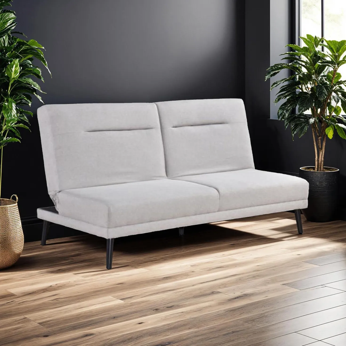 Sofa convertible - taupe