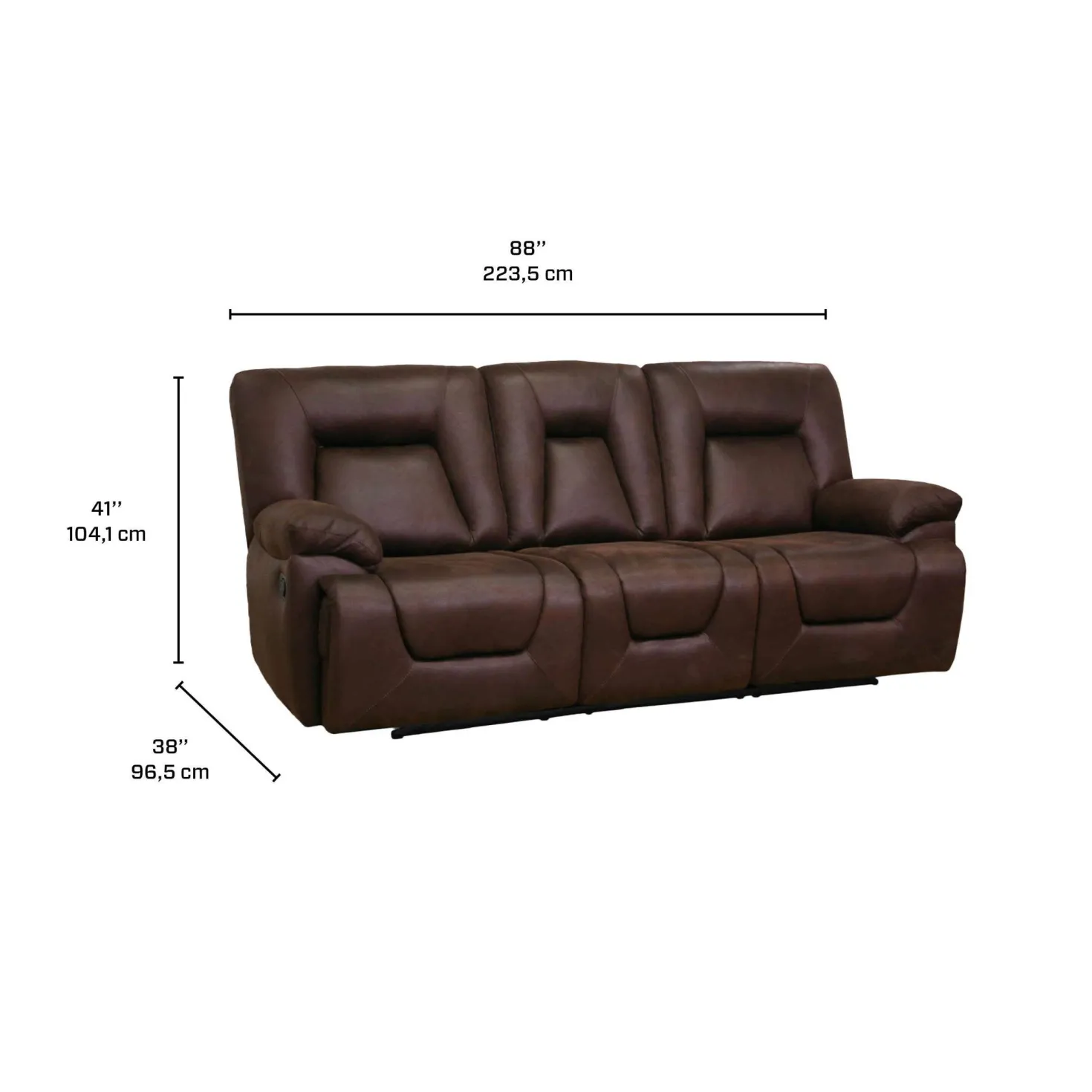 Sofa inclinable