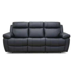 Sofa inclinable en cuir véritable