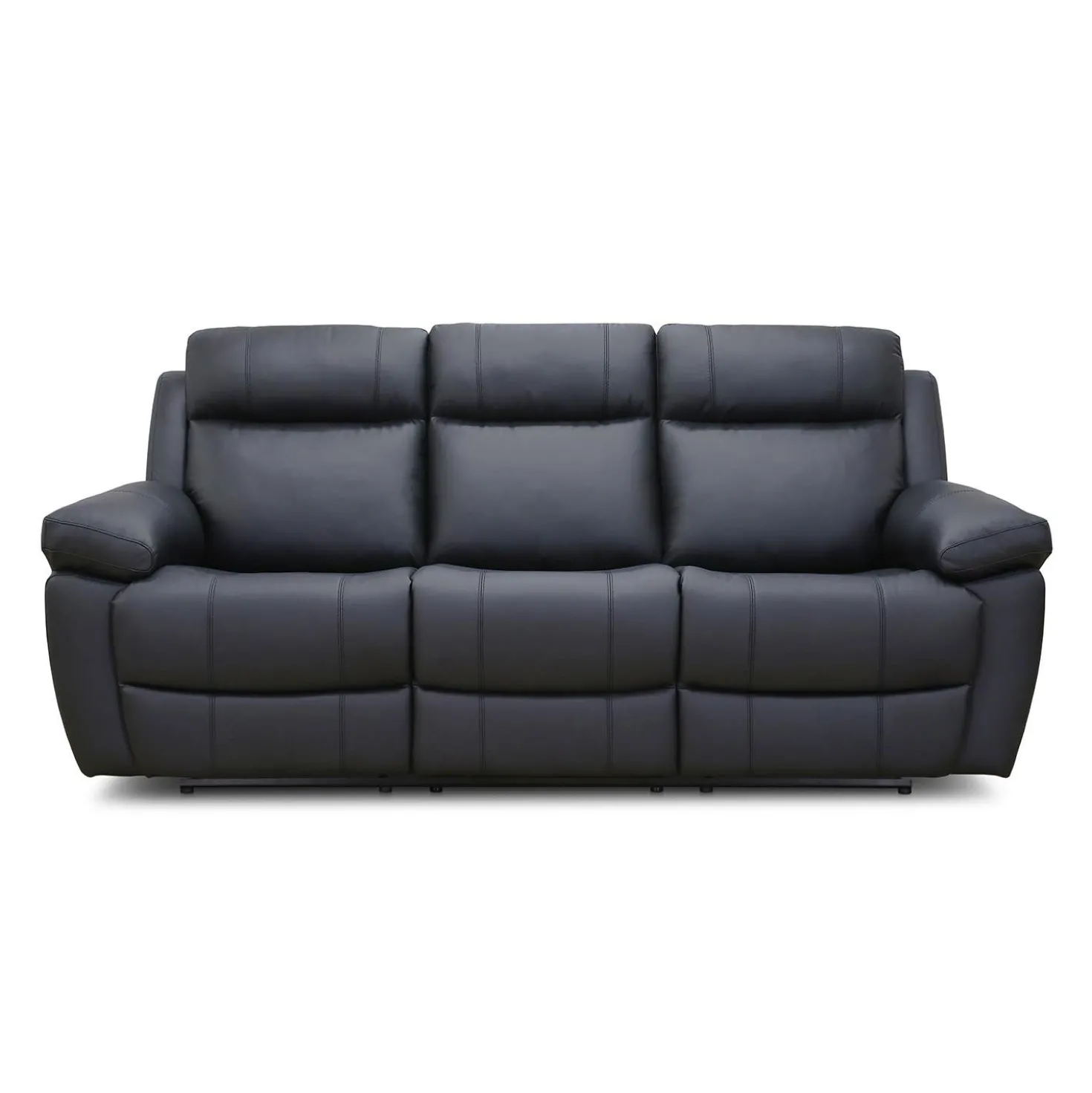 Sofa inclinable en cuir véritable