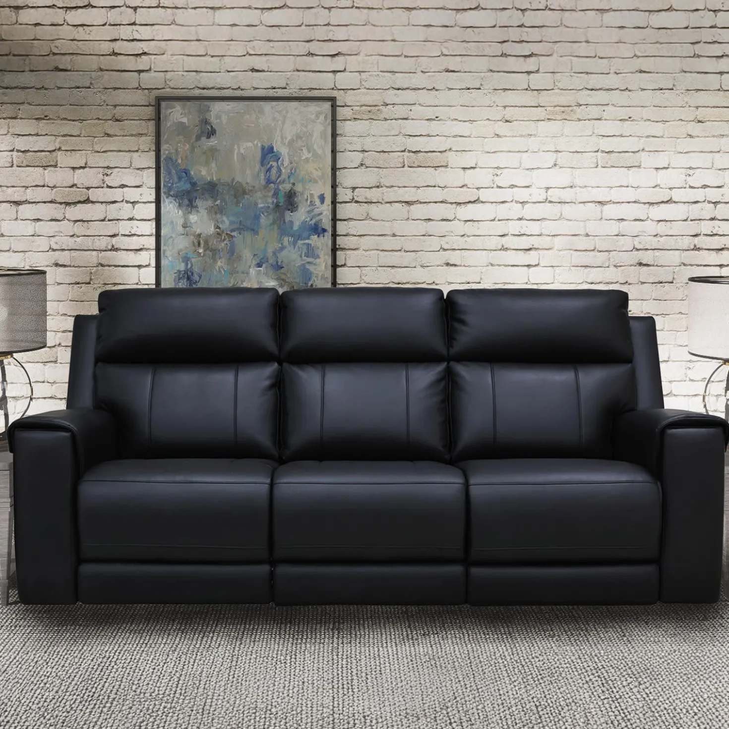 Sofa inclinable électrique avec massage, chaleur et dossier rabattable avec système de son intégré