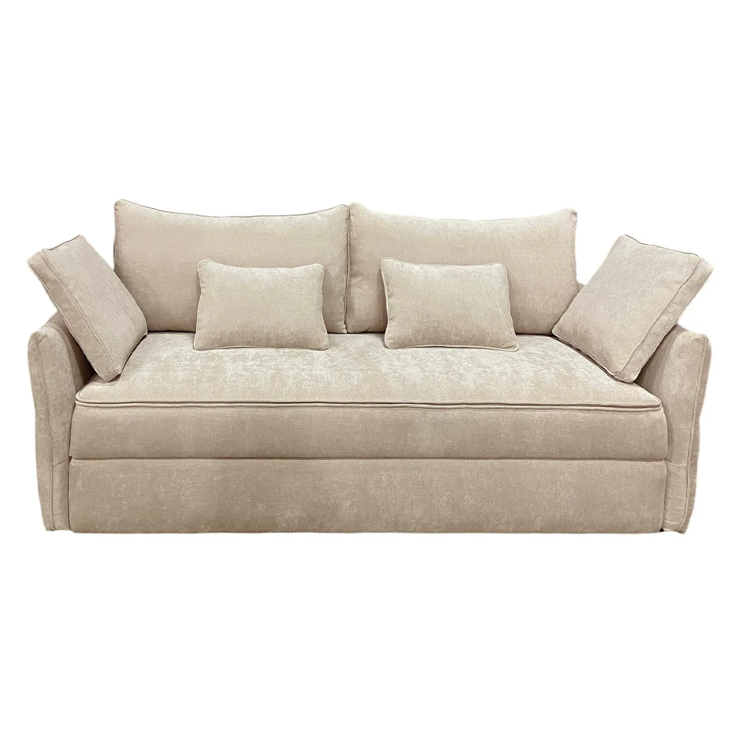Sofa-lit avec rangement - beige